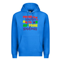 True Royal proud teacher to ausome students Premium Hoodie - CowhideDigitalArt