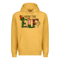 Mustard What The Elf Christmas Premium Hoodie - RanaPortraitStore