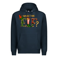 Navy What The Elf Christmas Premium Hoodie - RanaPortraitStore