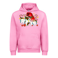 Fuchsia Pink dental Christmas teeth and candies Urban Hoodie - AdoDesignShop