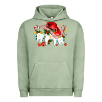 Pigment Oil Green dental Christmas teeth and candies Urban Hoodie - AdoDesignShop