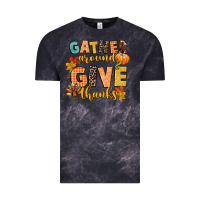 Cloud Black gather around and give thanks Vintage Tee - CowGirlArtShop