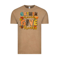 Vintage Coffee gather around and give thanks Vintage Tee - CowGirlArtShop
