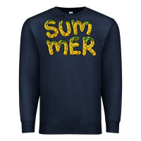 Navy summer pineapple Premium Sweatshirt - BarkalooDesign