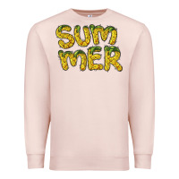Pale Pink summer pineapple Premium Sweatshirt - BarkalooDesign