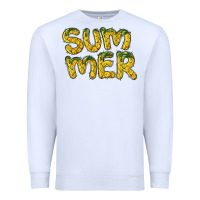 White summer pineapple Premium Sweatshirt - BarkalooDesign