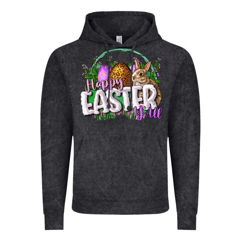 Happy Eashappy Easter Y'all Easter Day Vintage Hoodie by CowGirlArtShop | Teevron