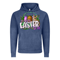 Vintage Denim happy easHappy Easter y'all Easter Day Vintage Hoodie - CowGirlArtShop