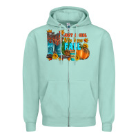 Seafoam jusa a girl who loves fall Zipper Hoodie - Artiststas