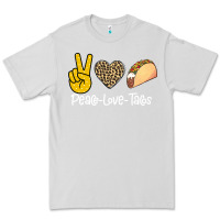 Dove Grey Peace Love Tacos Premium Tee - Bettercallsaul
