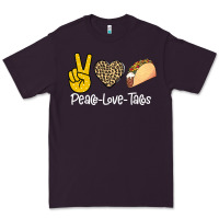 Plum Peace Love Tacos Premium Tee - Bettercallsaul