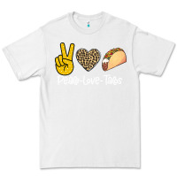 White Peace Love Tacos Premium Tee - Bettercallsaul