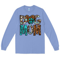 Colony Blue dog mom Long Sleeve Tee - OliviaCreatesArt