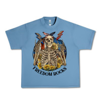 Pebble Blue freedom rocks Urban Heavy Tee - CowGirlArtShop