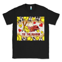 Black tis' the season softball with cowhide tumbler tbs Classic Tee - TumblerDesignByShophia