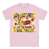 Bubblegum Pink tis' the season softball with cowhide tumbler tbs Classic Tee - TumblerDesignByShophia