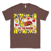 Chestnut tis' the season softball with cowhide tumbler tbs Classic Tee - TumblerDesignByShophia
