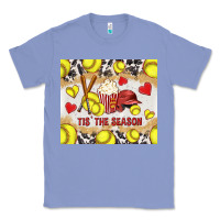 Colony Blue tis' the season softball with cowhide tumbler tbs Classic Tee - TumblerDesignByShophia