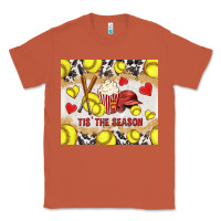 Copper tis' the season softball with cowhide tumbler tbs Classic Tee - TumblerDesignByShophia
