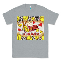 Heather Grey tis' the season softball with cowhide tumbler tbs Classic Tee - TumblerDesignByShophia