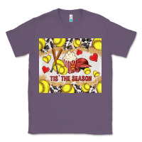 Lavender tis' the season softball with cowhide tumbler tbs Classic Tee - TumblerDesignByShophia