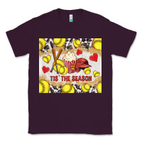 Plum tis' the season softball with cowhide tumbler tbs Classic Tee - TumblerDesignByShophia