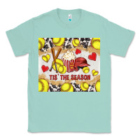 Seafoam tis' the season softball with cowhide tumbler tbs Classic Tee - TumblerDesignByShophia