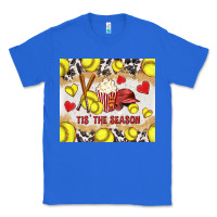 True Royal tis' the season softball with cowhide tumbler tbs Classic Tee - TumblerDesignByShophia