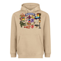 Mushroom preview louisiana state Heavyweight Hoodie - BarkalooDesign