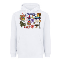 White preview louisiana state Heavyweight Hoodie - BarkalooDesign