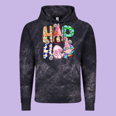 Hop Hop Easter Gnomies Easter Day Vintage Hoodie Designed By Cowgirlartshop