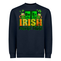 Navy Beer Irish Periodic table St. Patrick's Heavyweight Sweatshirt - LillyAllenDesigns