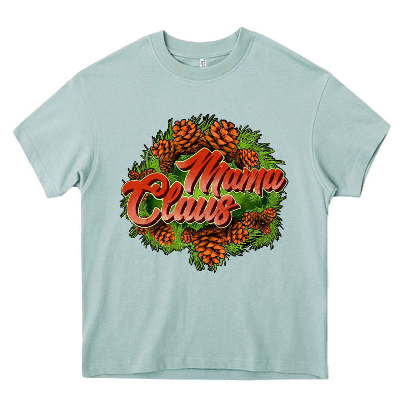 Mama Claus Cone Heavy Core Tee by JahusDesignShop | Teevron