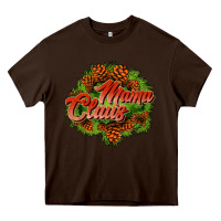 Chocolate Brown mama claus cone Heavy Core Tee - JahusDesignShop