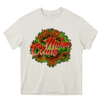 Cream mama claus cone Heavy Core Tee - JahusDesignShop