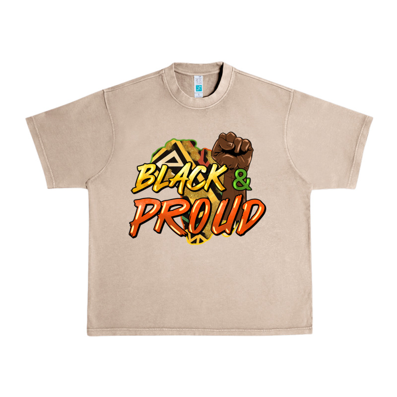 Black And Proud Urban Heavy Tee by HowdyJamesFarm | Teevron