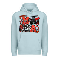 Blue Mist Wrestling mama red and black Premium Hoodie - LillyAllenDesigns