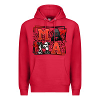 Cardinal Wrestling mama red and black Premium Hoodie - LillyAllenDesigns
