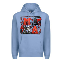 Colony Blue Wrestling mama red and black Premium Hoodie - LillyAllenDesigns