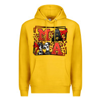 Lemon Wrestling mama red and black Premium Hoodie - LillyAllenDesigns