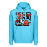Ocean Blue Wrestling mama red and black Premium Hoodie - LillyAllenDesigns