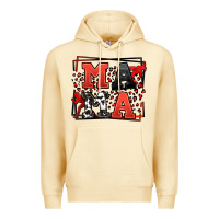 Pina Colada Wrestling mama red and black Premium Hoodie - LillyAllenDesigns