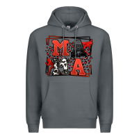 Rock Wrestling mama red and black Premium Hoodie - LillyAllenDesigns