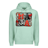 Seafoam Wrestling mama red and black Premium Hoodie - LillyAllenDesigns