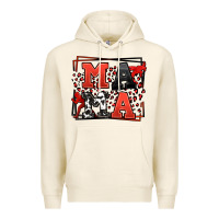 Tofu Wrestling mama red and black Premium Hoodie - LillyAllenDesigns