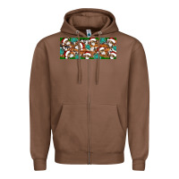 Chestnut Santa skeleton christmas Zipper Hoodie - Artiststas