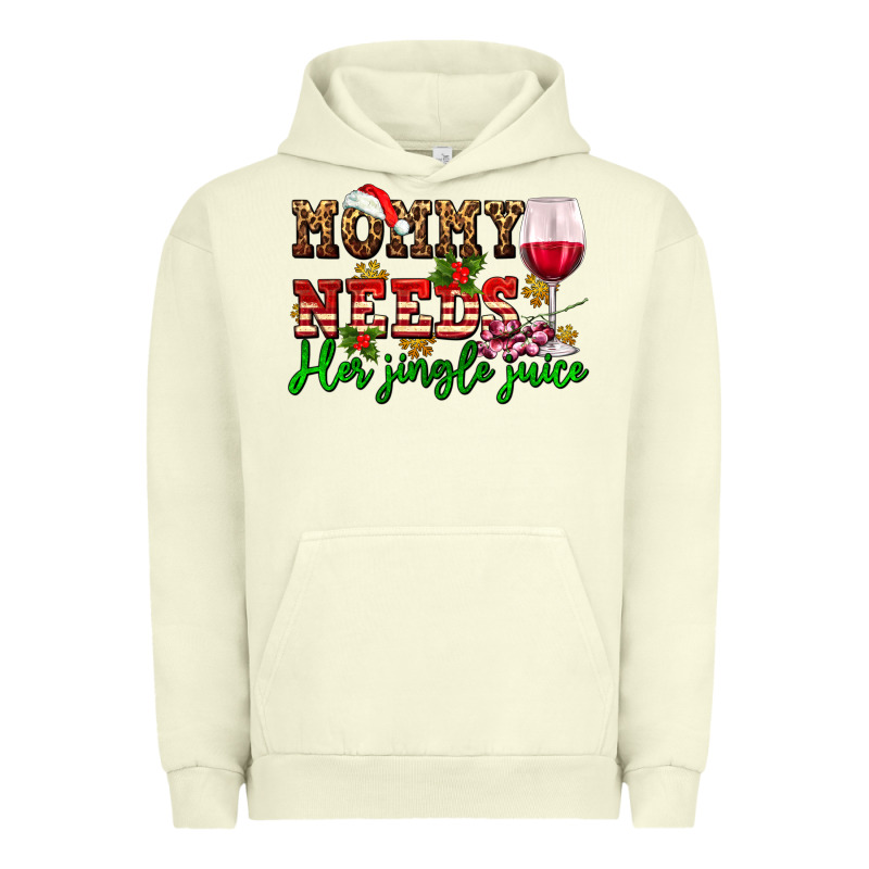 Mommy Needs Her Jingle Juice Urban Hoodie by AdoDesignShop | Teevron