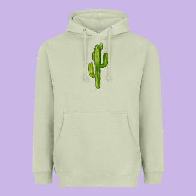 Cactus Heavyweight Hoodie Designed By Barkaloodesign