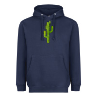 Navy cactus Heavyweight Hoodie - BarkalooDesign