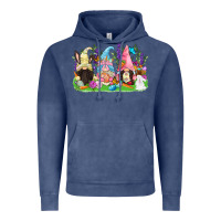 Vintage Denim Easter gnomes Easter Day Vintage Hoodie - CowGirlArtShop